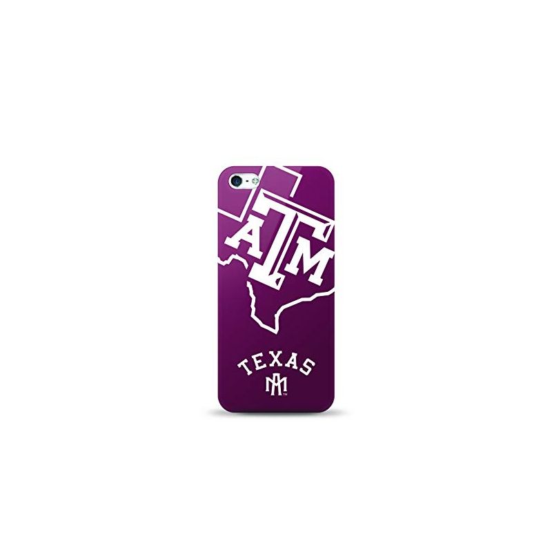 Mizco NCAA Oversized Snapback TPU Case for iPhone 5 / 5S / SE (Texas A&M Aggies), 1 of 2