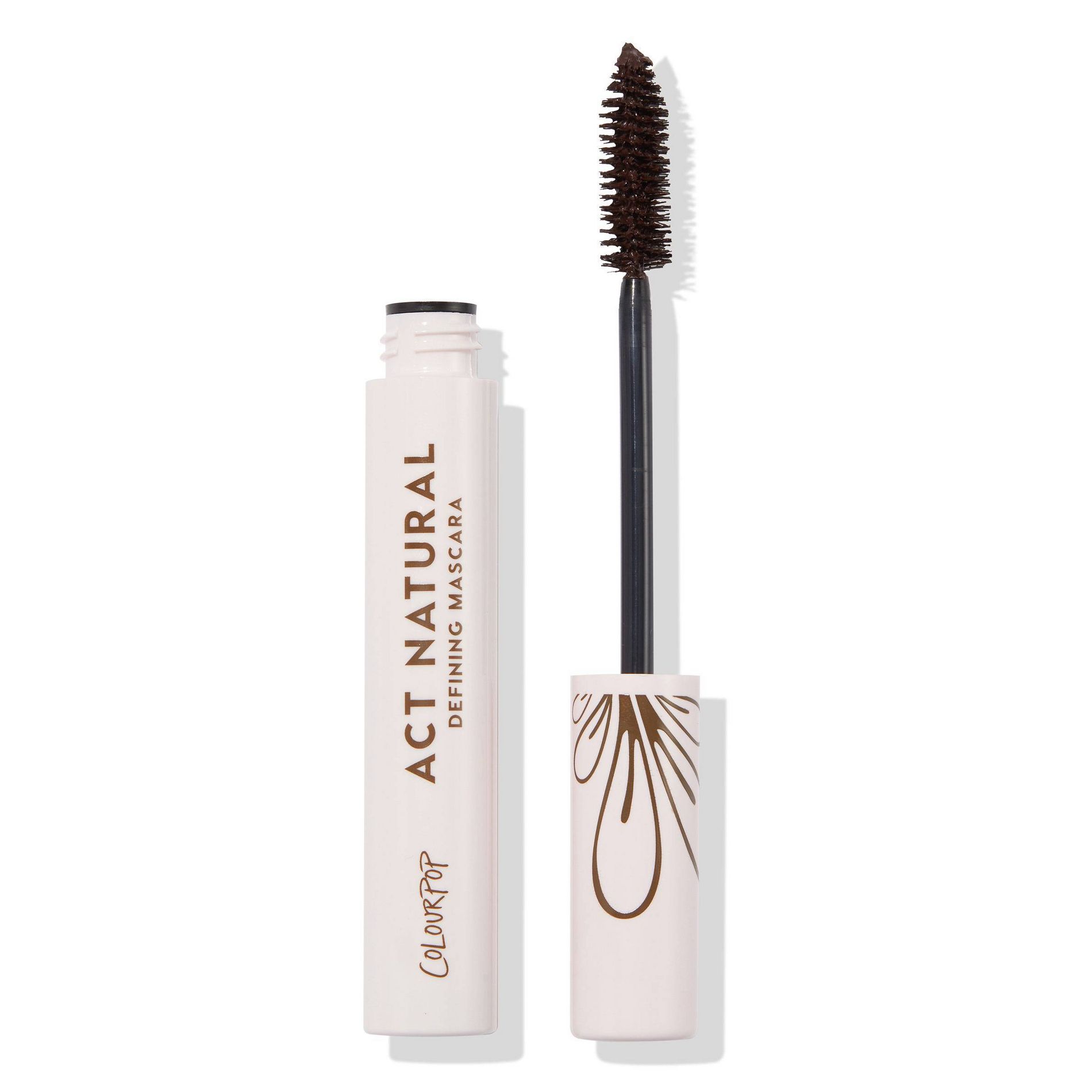 ColourPop Act Mascara - Brown - 0.3 fl oz: Thickening, Dark Tones, Applicator Included, Single Container