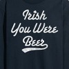 Men's - Instant Message - Irish You Were Beer Long Sleeve Graphic T-Shirt - 2 of 4