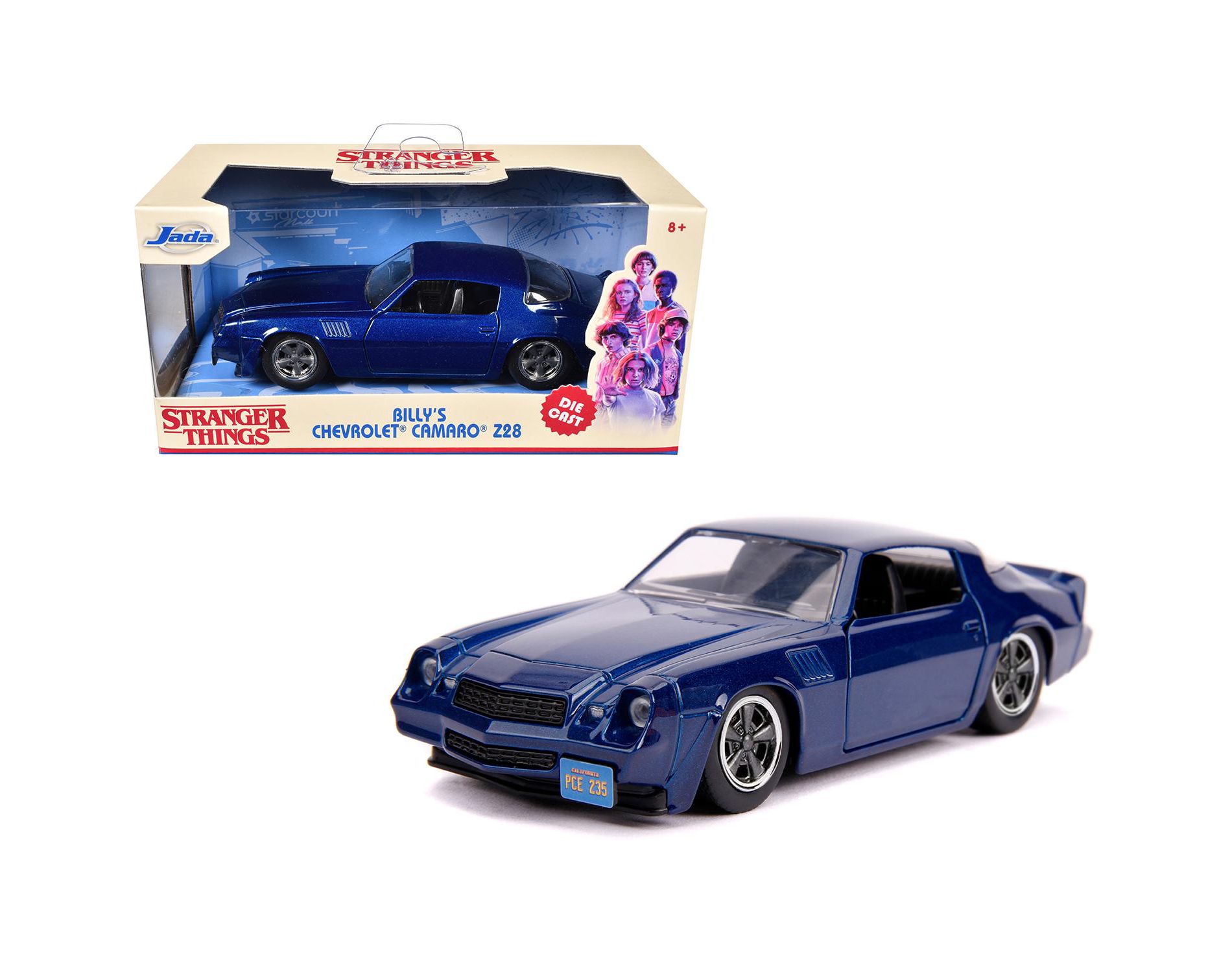 Billy's Chevrolet Camaro Z28 Metallic Dark Blue "Stranger Things" (2016) TV Series 1/32 Diecast Model Car by Jada
