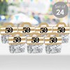 Big Dot of Happiness We Still Do 50th Wedding Anniversary - DIY Anniversary Party Clear Goodie Favor Bag Labels - Candy Bags with Toppers - Set of 24 - 2 of 4