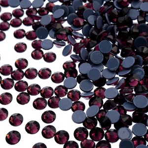 Crystal Lane DIY SS16 (4mm) Amethyst Glass Flat Back Hotfix Rhinestones, 1440pcs - 1 of 4