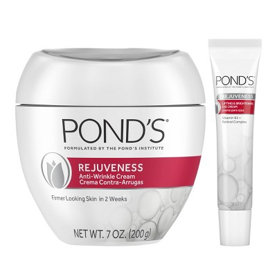 Pond's Eye Cream and Rejuvenating Anti-Wrinkle Cream Set - 2ct