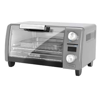 Black+decker TO1700SG Stainless Steel 4 Slice Toaster Oven, Gray