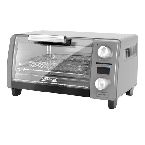 Black & Decker Crisp 'n Bake Air Fry Digital 4 Slice Toaster Oven : Target