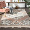 Luxe Weavers Medallion Southwestern Fringe Area Rug - 2 of 4
