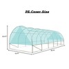 Aoodor PE Plastic Sheet Greenhouse Cover 20'×10'×6.6' , UV & Low Temperature Resistant & Waterproof & Durable，Suitable for Greenhouses - 4 of 4