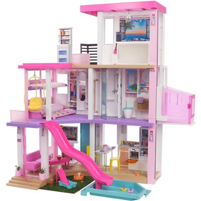 Barbie DreamHouse Dollhouse with Pool, Slide, Elevator, Lights & Sounds 3.75'