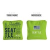 Skip's Garage | Gameday Seattle Football Synergy Pro Green Cornhole Bags (Set of 4) - 2 of 4