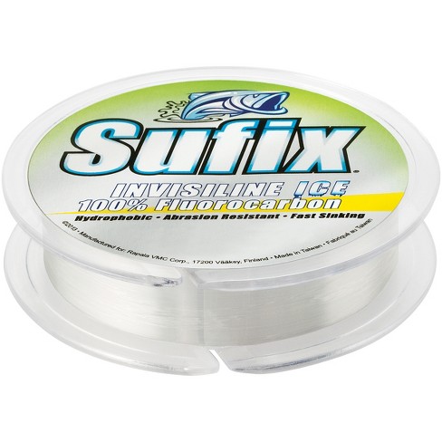 Sufix 50 Yard InvisiLine Ice Fluorocarbon Fishing Line - 2 lb. Test - Clear