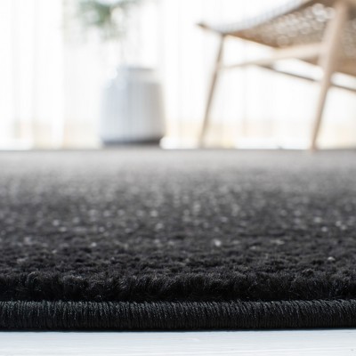 Adirondack Black and Grey 10' x 14' Synthetic Area Rug