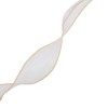 Unique Bargains Ribbon Gold-Edged Fishtail Organza Simple Style Polyester 354.33"x1.57" 1 Pc - 3 of 3