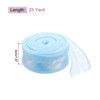 Unique Bargains Gift Wrapping Wide Sheer Wired Pastel Shimmer Iridescent Chiffon Ribbons 1 Pc - 2 of 4