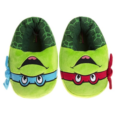 Teenage Mutant Ninja Turtles Boys' Dual Sizes Slippers. (little Kids ...