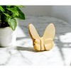 HomeRoots 3" Gold Crystal Butterfly Figurine Tabletop Sculpture - 2 of 4