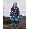 Deux par Deux Girl 3-In-1 Mid-Season Outerwear Set with Printed Jacket Light Blue and Multicolored Butterflies - 2 of 4