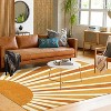 Lahome Vinia Rectangle Sunshine Machine Washable Area Rug-Soft Low-Pile Carpet for Living Room, Bedroom, or Entryway - 3 of 4