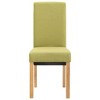 vidaXL Dining Chairs, 2 Pcs, Green Fabric - 4 of 4