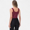 Anna-Kaci Women's Sequin Square Neck Tank Top with Sleeveless Design and Cropped Fit - 3 of 4