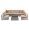 Sonkuki 7-Piece Patio Conversation Sofa Set - 2 of 4