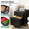 Florencia Drawer Interlocking Filing Cabinet with Dual Anti-Tilt Mechanisms(S) | ARTFUL LIVING DESIGN-Black - 4 of 4
