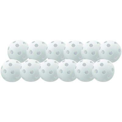 Champion Sports Plastic Baseball Set, White, set of 12