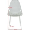 Modern 4-Pack: Metal and Plastic Dining Chairs - 4 of 4