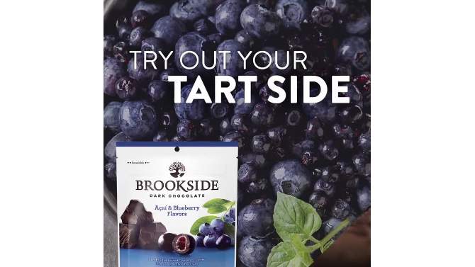 Brookside Acai &#38; Blueberry Flavors Dark Chocolate Candy - 7oz, 2 of 9, play video