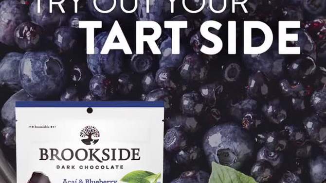 Brookside Acai & Blueberry Flavor Dark Chocolate Candies - 21oz, 2 of 9, play video