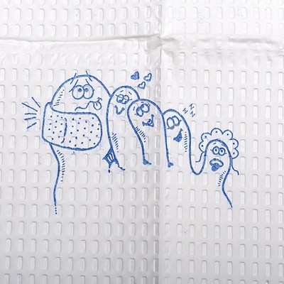 McKesson Procedure Towel Waffle Embossed / Non-Radiopaque 1 Case(s), 500 Towels/ Case