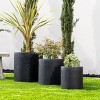 Rosemead Home & Garden, Inc. Concrete Outdoor Planter Pot Black - 2 of 4