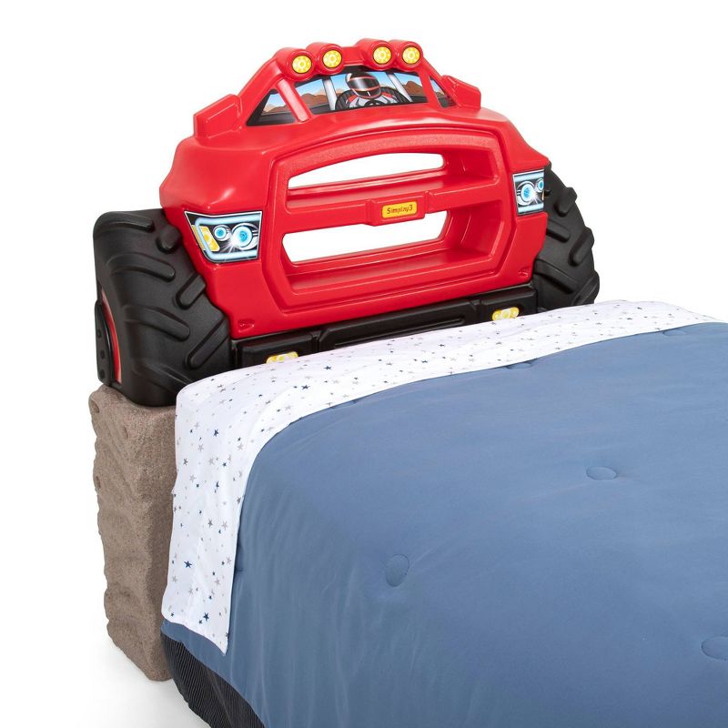 Kids&#39; Headboard Extreme Monster Truck - Simplay3, 1 of 15