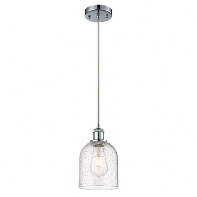 Bella - 1 Light Cord Hung Mini Pendant In Industrial Style-9.5 Inches Tall and 5.5 Inches Wide
