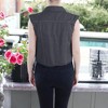 Anna-Kaci Women's Distressed Denim Crop Vest - 2 of 4