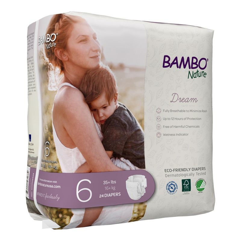 Bambo Nature Dream Disposable Diapers, Eco-Friendly, Size 6, 3 of 6