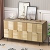 Bella Depot 59.84" Elegant Vintage Sideboard Buddet Cabinet with 4-Door - 2 of 4
