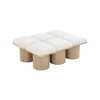 Meridian Furniture,Pavilion Boucle Fabric Bench - 4 of 4