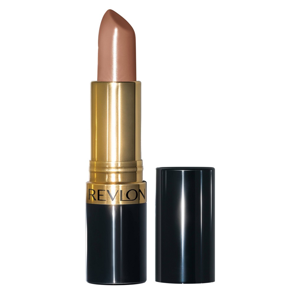 Revlon Super Lustrous Moisturizing Lipstick with Vitamin E, Cream Finish in Nude, 756 Nude Fury, 0.15 oz