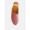Ouzini Velvet Textured Slip On Mules - 4 of 4