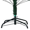 vidaXL Green PVC Artificial Pre-lit Christmas Tree with 300 LED Lights - Complete Set with Decorative Balls and Metal Stand - Perfect for Indoor Décor - 4 of 4