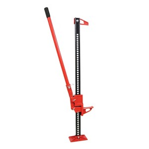 High Lift Farm Jack - Ratcheting Utility Jack with 3 Ton (6,600 Lb) Capacity, Car Jack Adjustable Range 6" to 55" for Cars, Trucks, ATVs, and SUVs - 1 of 4