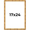 PosterPalooza | 17x24 Bamboo Picture Frame, UV Acrylic, 4 Finishes - Brown, Black, Gold, and Natural - 2 of 4