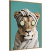Amanti Art Luxury Lioness by Niky Rahner Framed Canvas Wall Art - 2 of 4
