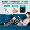 QUINEAR Full Leg Massager with Heat, for Circulation&Pain Relief, 2 Extender&3Heat&3Mode&3Intensity, for Cramps&Edema&Swelling - 3 of 4