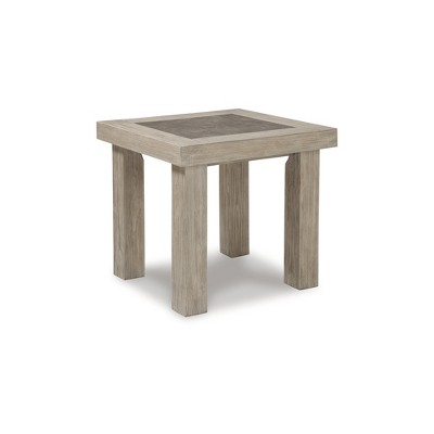 Signature Design by Ashley Casual Hennington End Table  Light Brown