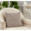 Saro Lifestyle Dori Embroidered Throw Pillow With Down Filling - image 3 of 3