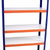 Syemin Utility Storage Shelves 5 Tier Changeable Assembly Storage Rack, Heavy Duty Shelves, Garage Shelving Storage, Blue, 35.4"*15.7"*70.8" - 3 of 4