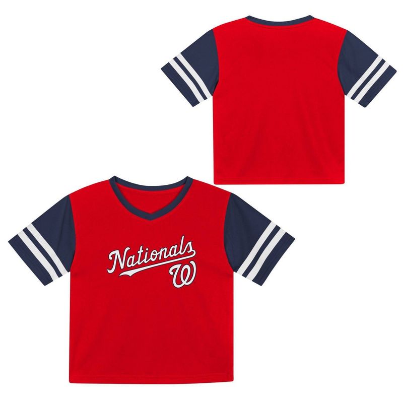 MLB Washington Nationals Toddler Boys&#39; Pullover Team Jersey, 1 of 4