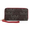 MKF Collection Hofstra M Signature Wristlet Wallet Vegan Leather Card Slots by Mia K - 2 of 4