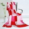 Slickblue Plaid Coral Fleece Throw Blanket 59x78.7 inches, Soft, Cozy & Stylish, Perfect for Any Room, 4 Design Options - 2 of 3
